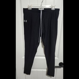 Mens Under Armour XXL cold gear black compression tights legging layer pants